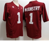 Men's Alabama Crimson Tide #1 Kool-Aid McKinstry Red 2023 F.U.S.E. Stitched Football Jersey