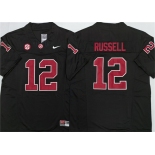 Men's Alabama Crimson Tide #12 Keelon Russell Black 2026 F.U.S.E Stitched Football Jersey