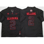 Men's Alabama Crimson Tide #2 Ryan Williams Black 2026 F.U.S.E Stitched Football Jersey Men's Alabama Crimson Tide #2 Ryan Williams Black 2026 F.U.S.E Stitched Football Jersey