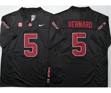 Men's Alabama Crimson Tide #5 Germie Bernard Black F.U.S.E Stitched Football Jersey