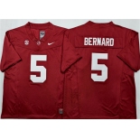 Men's Alabama Crimson Tide #5 Germie Bernard Red F.U.S.E Stitched Football Jersey Men's Alabama Crimson Tide #5 Germie Bernard Red F.U.S.E Stitched Football Jersey