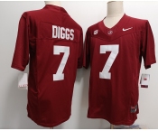 Men's Alabama Crimson Tide #7 Trevon Diggs Red FUSE College Stitched Jersey