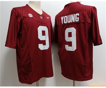 Men's Alabama Crimson Tide #9 Bryce Young Red 2023 F.U.S.E. Stitched Football Jersey