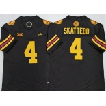 Men's Arizona State Sun Devils #4 Cam Skattebo Black 2025 F.U.S.E. Vapor Limited Stitched Jersey Men's Arizona State Sun Devils #4 Cam Skattebo Black 2025 F.U.S.E. Vapor Limited Stitched Jersey