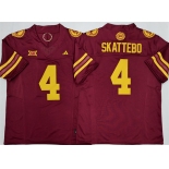 Men's Arizona State Sun Devils #4 Cam Skattebo Red 2025 F.U.S.E. Vapor Limited Stitched Jersey Men's Arizona State Sun Devils #4 Cam Skattebo Red 2025 F.U.S.E. Vapor Limited Stitched Jersey
