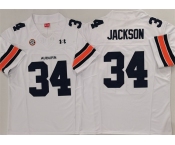 Men's Auburn Tigers #34 Bo Jackson White 2024 F.U.S.E. Limited Stitched Jersey Men's Auburn Tigers #34 Bo Jackson White 2024 F.U.S.E. Limited Stitched Jersey