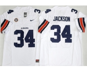 Men's Auburn Tigers #34 Bo Jackson White 2026 F.U.S.E. Limited Stitched Jersey