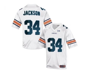 Men's Under Armour Bo Jackson #34 Auburn Tigers College Football Throwback Jersey - White