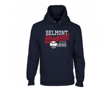 Belmont Bruins Ballpark Pullover Hoodie Navy Blue
