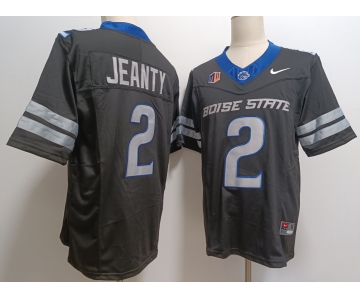 Men's Boise State Broncos #2 Ashton Jeanty Black 2024 F.U.S.E. Vapor Limited Stitched Football Jersey