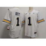 Men's California Golden Bears #1 Jaydn Ott White F.U.S.E. Stitched Football Jersey