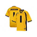 Men's California Golden Bears DeSean Jackson #1 College Football Jersey - Golden