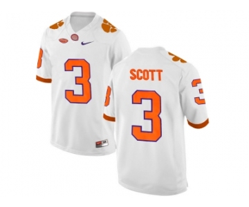 2016 Clemson Tigers Artavis Scott #3 College Football Limited Jersey - White