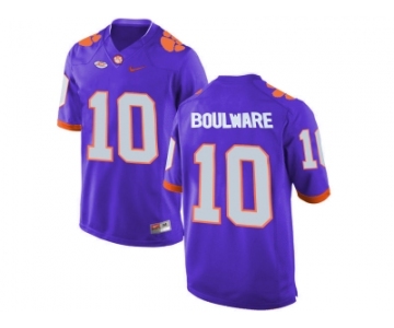 2016 Clemson Tigers Ben Boulware #10 College Football Limited Jersey - Purple