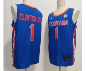 Men's Florida Gators #1 Walter Clayton Jr. Royal Stitched Basketball Jersey