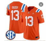 Men's Florida Gators #13 Jadan Baugh Orange ‘1960s Throwback’ F.U.S.E. Vapor Limited Stitched Jersey