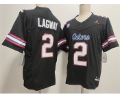 Men's Florida Gators #2 DJ Lagway Black F.U.S.E. Stitched Jersey