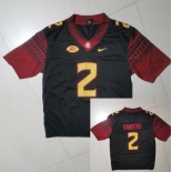 Florida State Seminoles #2 Deion Sanders Black Limited Jersey