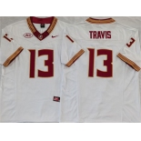 Men's Florida State Seminoles #13 Jordan Travis White 2023 F.U.S.E Stitched Jersey