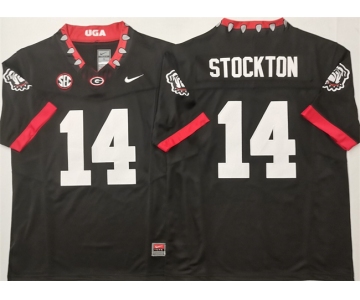 Georgia Bulldogs #14 Gunner Stockton Black 2025 F.U.S.E. Stitched Jersey