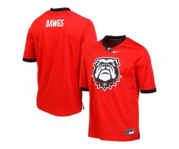 Georgia Bulldogs Nike Team Pride Fashion Football Jersey – Red