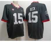 Gonzaga Bulldogs #15 Carson Beck Black Stitched Jersey