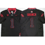 Men's Georgia Bulldogs #1 Zachariah Branch White 2026 F.U.S.E. Stitched Jersey Men's Georgia Bulldogs #1 Zachariah Branch White 2026 F.U.S.E. Stitched Jersey