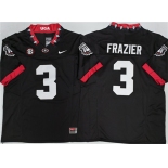 Men's Georgia Bulldogs #3 Nate Frazier Black 2025 F.U.S.E. Stitched Jersey Men's Georgia Bulldogs #3 Nate Frazier Black 2025 F.U.S.E. Stitched Jersey