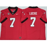 Mens Georgia Bulldogs #7 Lawson Luckie Red 2025 F.U.S.E. Stitched Jersey Mens Georgia Bulldogs #7 Lawson Luckie Red 2025 F.U.S.E. Stitched Jersey