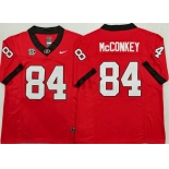 Men's Georgia Bulldogs #84 Ladd McConkey Red 2025 F.U.S.E. Stitched Jersey Men's Georgia Bulldogs #84 Ladd McConkey Red 2025 F.U.S.E. Stitched Jersey