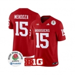 Men's Indiana Hoosiers #15 Fernando Mendoza 2025 F.U.S.E. Rose Bowl Red Stitched Jersey Men's Indiana Hoosiers #15 Fernando Mendoza 2025 F.U.S.E. Rose Bowl Red Stitched Jersey