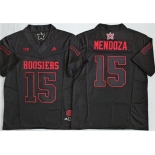 Men's Indiana Hoosiers #15 Fernando Mendoza Black F.U.S.E. Stitched Jersey Men's Indiana Hoosiers #15 Fernando Mendoza Black F.U.S.E. Stitched Jersey
