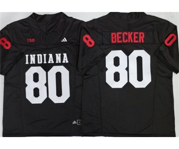 Men's Indiana Hoosiers #80 Charlie Becker Black F.U.S.E. Stitched Basketball Jersey