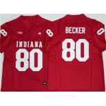 Men's Indiana Hoosiers #80 Charlie Becker Red F.U.S.E. Stitched Basketball Jersey