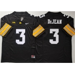 Men's Iowa Hawkeyes #3 Cooper DeJean Black F.U.S.E. Stitched Jersey Men's Iowa Hawkeyes #3 Cooper DeJean Black F.U.S.E. Stitched Jersey