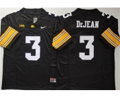 Men's Iowa Hawkeyes #3 Cooper DeJean Black F.U.S.E. Stitched Jersey Men's Iowa Hawkeyes #3 Cooper DeJean Black F.U.S.E. Stitched Jersey