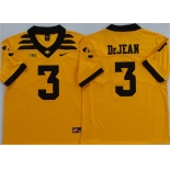 Men's Iowa Hawkeyes #3 Cooper DeJean Yellow 2025 Stitched Jersey Men's Iowa Hawkeyes #3 Cooper DeJean Yellow 2025 Stitched Jersey