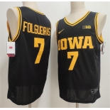 Men's Iowa Hawkeyes #7 Alvaro Folgueiras Black Stitched Jersey Men's Iowa Hawkeyes #7 Alvaro Folgueiras Black Stitched Jersey