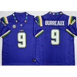 Men's LSU Tigers #9 Joe Burreaux Purple 2026 F.U.S.E. Stitched Jersey Men's LSU Tigers #9 Joe Burreaux Purple 2026 F.U.S.E. Stitched Jersey
