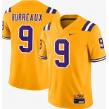 Men's LSU Tigers #9 Joe Burrow Gold Limited Stitched Game Jersey Men's LSU Tigers #9 Joe Burrow Gold Limited Stitched Game Jersey