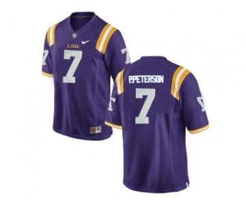 Men's LSU Tigers Patrick Peterson #7 College Football Limited Jersey - Purple