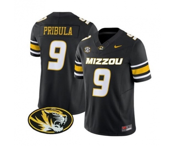 Men's Memphis Tigers #9 Beau Pribula Black F.U.S.E. Vapor Limited Football Jersey
