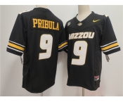 Men's Missouri Tigers #9 Beau Pribula F.U.S.E. Black Stitched Jersey Men's Missouri Tigers #9 Beau Pribula F.U.S.E. Black Stitched Jersey
