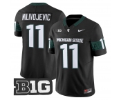 Men's Michigan State Spartans #11 ALESSIO MILIVOJEVIC 2026 Vapor Limited Black Jersey Men's Michigan State Spartans #11 ALESSIO MILIVOJEVIC 2026 Vapor Limited Black Jersey