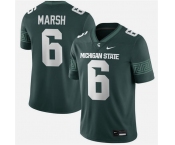 Men's Michigan State Spartans #6 Nick Marsh Green Vapor Limited Stitched Football Jersey Men's Michigan State Spartans #6 Nick Marsh Green Vapor Limited Stitched Football Jersey