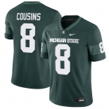 Men's Michigan State Spartans #8 Kirk Cousins Green Vapor Limited Stitched Football Jersey Men's Michigan State Spartans #8 Kirk Cousins Green Vapor Limited Stitched Football Jersey