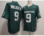 Men's Michigan State Spartans Green #9 WALKER III Green F.U.S.E. Stitched Jersey Men's Michigan State Spartans Green #9 WALKER III Green F.U.S.E. Stitched Jersey