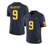 Men's Michigan Wolverines #9 J.J. McCarthy Navy Blue Stitched Jersey