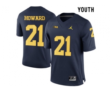 2016 Youth Jordan Brand Michigan Wolverines Charles Woodson #2 College Football Limited Jersey - Yellow