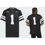 Men's Nebraska Cornhuskers #1 Black Stitched Football Jersey Men's Nebraska Cornhuskers #1 Black Stitched Football Jersey